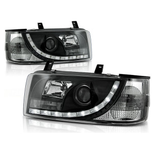 Lampy przód VW T4 Transporter 90-03 - diodowe BLACK LED LPVW84