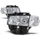 Lampy przód VW T4 96-03 clear Angel Eyes CHROM ringi LPVW27 DEPO