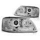 Lampy przód VW T5 2003-2009 CHROM LED - diodowe LPVWA7