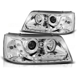 Lampy przód VW T5 2003-2009 CHROM LED - LPVW23