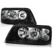 Lampy przód VW T5 Bus 2003-2009 BLACK - czarne LPVWA0