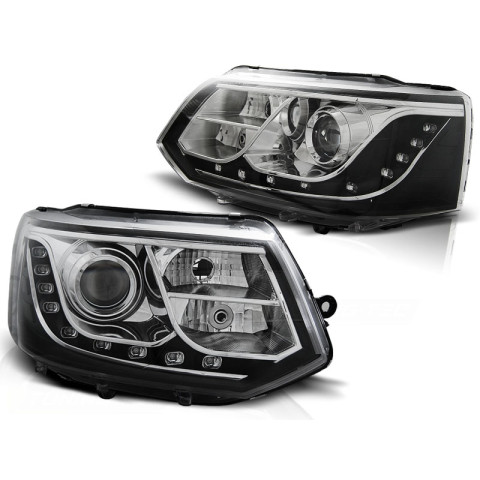 Lampy przód VW T5 2010- DAYLIGHT światła jazdy dziennej DRL LPVWG1