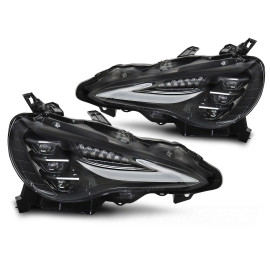 Lampy przód Toyota GT86 2012-2021 BLACK FULL LED diodowe 