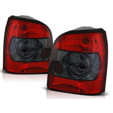 Lampy tył Audi A4 B5 Avant Kombi Clear Red/Black - LTAU22