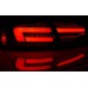 Lampy tył Audi A4 B8 Sedan - RED WHITE LED BAR - Diodowe LDAUG9
