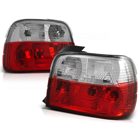 Lampy tył BMW E36 Compact - clearglass Red/White LTBM01