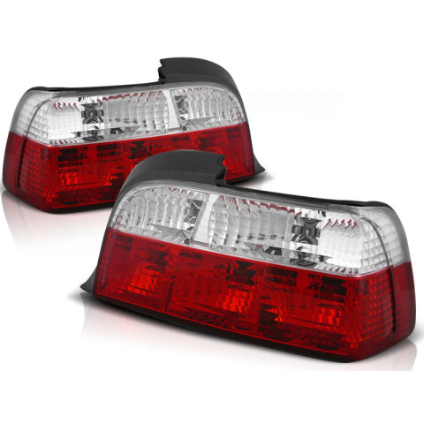 Lampy tył BMW E36 Coupe / Cabrio - clearglass Red/White LTBM02