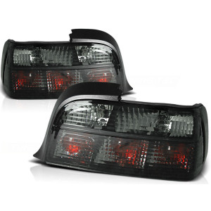 Lampy tył BMW E36 Coupe / Cabrio CLEAR Black LTBM04