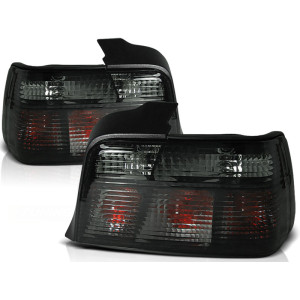 Lampy tył BMW E36 Sedan CLEAR Black Ciemne Dymione LTBM37