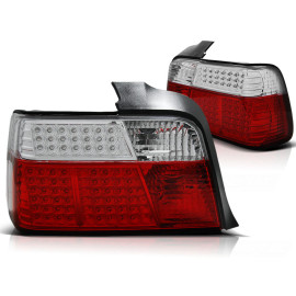 Lampy tył BMW E36 Sedan diodowe- LED Red/White DEPO LDBM38