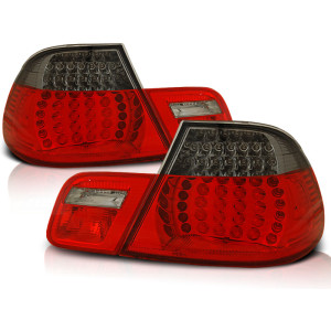 Lampy tył BMW E46 Cabrio Red/Black Led diodowe LDBM50