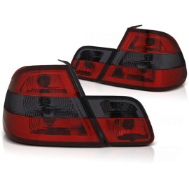Lampy tył BMW E46 Coupe Clear Red / Black LTBM54