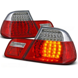 Lampy tył BMW E46 Coupe 99-03 Red / White Led diodowe LDBM08