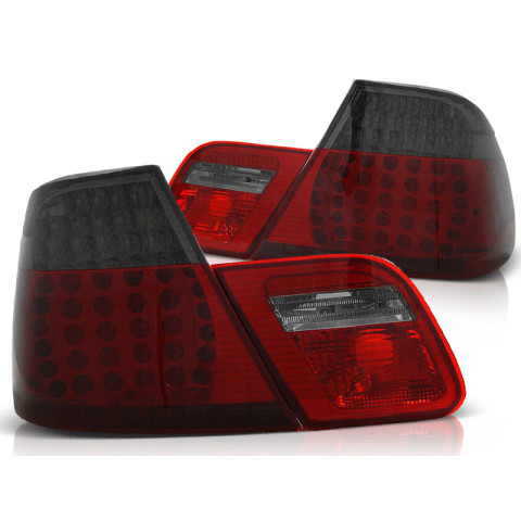 Lampy tył BMW E46 Coupe 99-03 Red / Smoke Led - diodowe LDBM70 DEPO