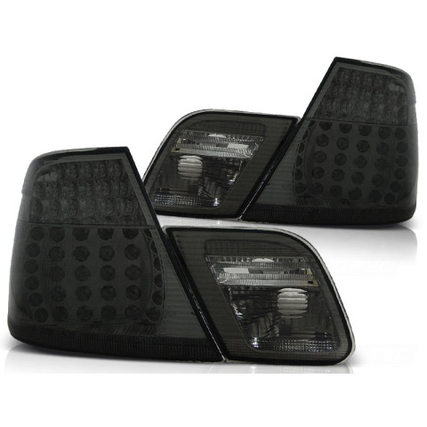Lampy tył BMW E46 Coupe 99-03 Smoked BLACK Led - diodowe LDBM71 DEPO