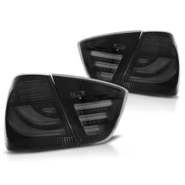 Lampy tył BMW E90 05-08 BLACK Led BAR Diodowe LDBMA8