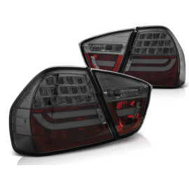Lampy tył BMW E90 05-08 Smoked Black Led BAR Diodowe LDBMC9