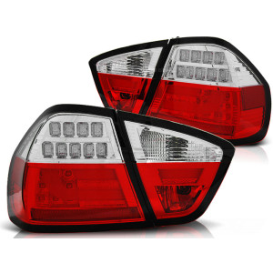 Lampy tył BMW E90 05-08 Red/White Led BAR Diodowe LDBM72