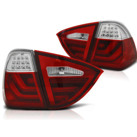 Lampy tył BMW E91 05-08 Red / White Led BAR - diodowe LDBMB5