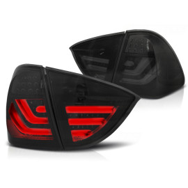 Lampy tył BMW E91 05-08 Black Led BAR - diodowe LDBMB8