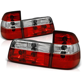 Lampy tył BMW E39 Touring Kombi CLEAR Red / White Czerwono-białe LTBM26
