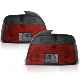 Lampy tył BMW E39 Sedan CLEAR RED/BLACK LED diodowe - LDBM43