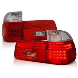 Lampy tył BMW E39 Touring Kombi CLEAR RED/WHITE LED diodowe LDBM55
