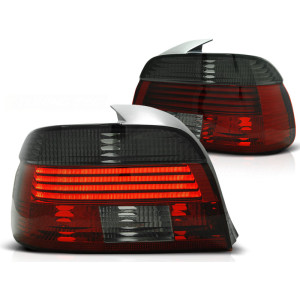 Lampy tył BMW E39 Sedan 00- SMOKED RED LED dymione czerwone diodowe LDBM66