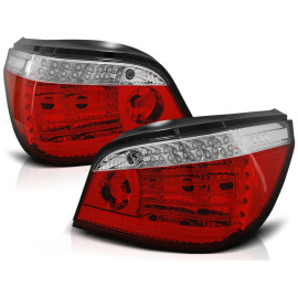 Lampy tył BMW E60 03-07 Clear RED / WHITE Led Diodowe LDBM62
