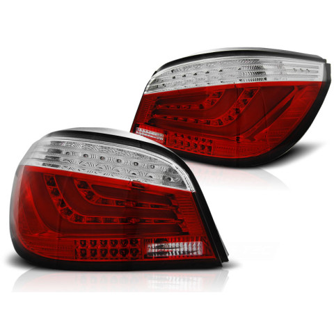 Lampy tył BMW E60 Red/White Led BAR Neon Diodowe LDBMC3