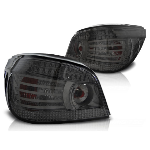 Lampy tył BMW E60 03-07 SMOKED BLACK Led Diodowe LDBM96