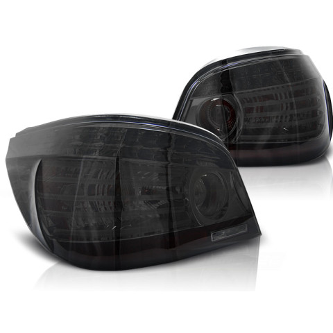 Lampy tył BMW E60 03-07 Clear BLACK LED Diodowe LDBMA2