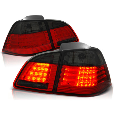 Lampy tył BMW E61 03-07 Red / Black Led - Diodowe LDBM34