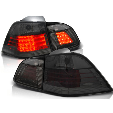 Lampy tył BMW E61 03-07 Smoked Black Led - Diodowe LDBM35