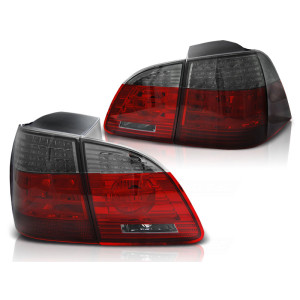 Lampy tył BMW E61 03-07 Smoked Red Led Diodowe paski LDBME1