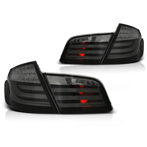 Lampy tył BMW F10 10-13 BLACK Smoked Led BAR - Diodowe LDBMD4