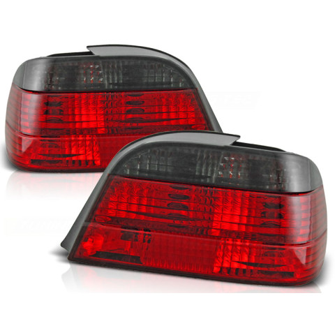 Lampy tył BMW E38 Clear Red/Black LTBM45