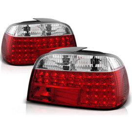 Lampy tył BMW E38 Clear Red / White Led Diodowe LDBM09