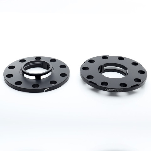 JRWS4 Spacers 12mm 5x130 71,6 71,6 Black (Porsche 3/5 tab hub)