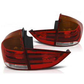 Lampy tył BMW X1 E84 10.09-07.12 RED / WHITE LED Diodowe LDBME6