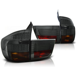 Lampy tył BMW E70 X5 - SMOKED BLACK LED diodowe LDBM93