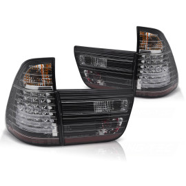 Lampy tył BMW X5 E53 Clear Smoked/Black Led diodowe 