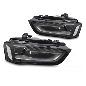 Lampy przód Audi A4 B8 12-15 Black FULL LED w pełni diodowe LPAUH3