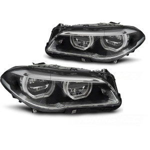 Lampy przód BMW F10 / F11 FULL LED BLACK w pełni diodowe LPBMS9