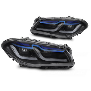 Lampy przód BMW F10 / F11 FULL LED BLACK w pełni diodowe LPBMT0