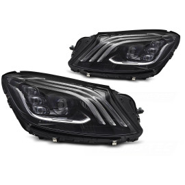 Lampym przód Mercedes S-klasa W222 FULL LED BLACK diodowe 