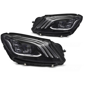 Lampym przód Mercedes S-klasa W222 FULL LED BLACK diodowe LPMEF7