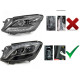 Lampym przód Mercedes S-klasa W222 FULL LED BLACK diodowe 