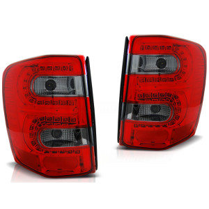 Lampy tylne Jeep Grand Cherokee - Red / Black Led - diodowe LDCH09