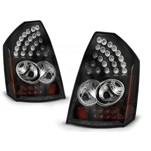 Lampy tył Chrysler 300C Sedan 05-08 Black Led czarne diodowe LDCH03